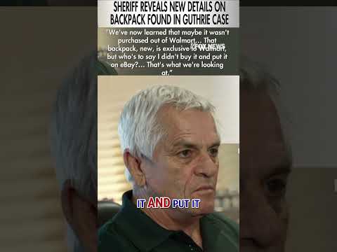 NEW: Arizona sheriff says they're 'closer' to identifying Guthrie suspect #shorts #us #guthrie