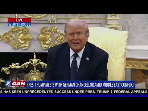 LIVE: President Trump Meets with German Chancellor