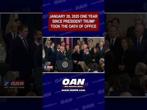 January 20, 2025, One year since President Trump took the oath of office