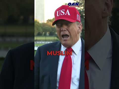 Trump said he’s encouraged by recent meetings between nations in the Middle East and Hamas