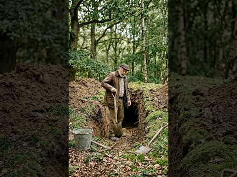 Old Grandpa Builds Secret Underground Bunker Under the Hill