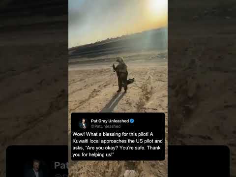 Kuwaiti Stranger Stops To Help American Pilot #blazetv #irannews