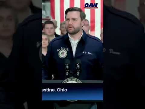 Vice President JD Vance Visits East Palestine On The Two Year Anniversary Of The Train Derailment