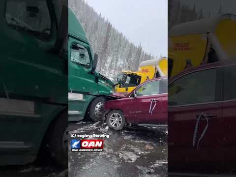 75-vehicle pileup crash on Interstate 70 in Colorado