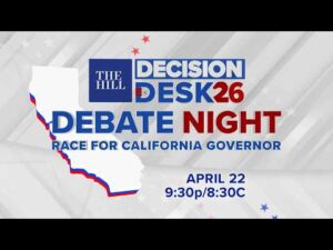 Race for California Governor – Debate Night