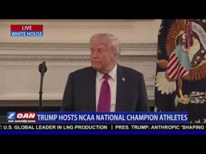 LIVE: Trump Meets with NCAA Champs