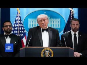 WATCH LIVE: Trump gives remarks after shooting at White House Correspondents' Dinner