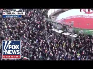 Iranian leader mocks US as THOUSANDS rally against blockade