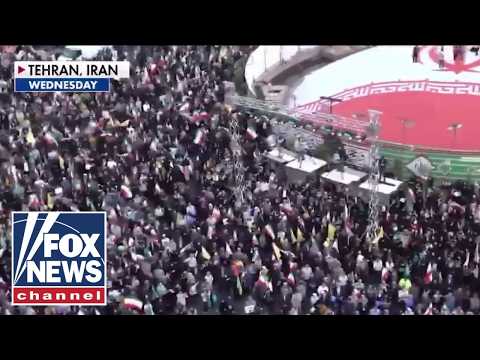 Iranian leader mocks US as THOUSANDS rally against blockade