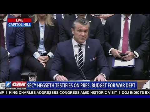 LIVE: Secretary Hegseth Testifies on Pres. Budget for War Department