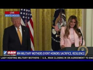 LIVE: President Trump and First Lady Melania Host a Military Mother's Day Event