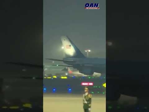 President Trump has officially landed in Beijing