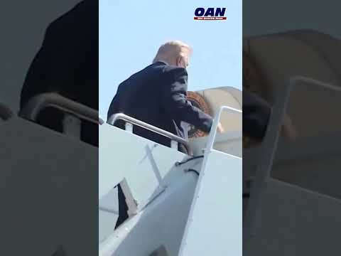 Trump departs to Connecticut