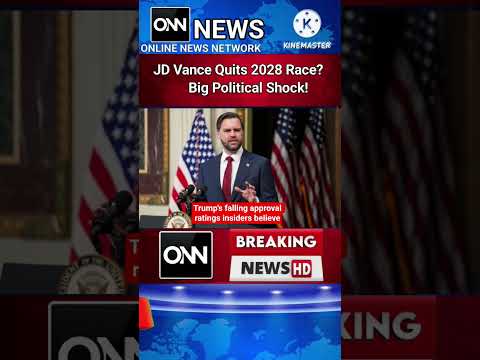 JD Vance Quits 2028 Race? Big Political Shock!