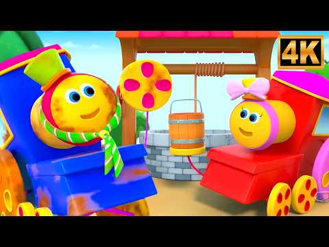 Jack & Jill Went Up The Hill Kindergarten Nursery Rhyme & Fun Cartoon Song by Bob The Train