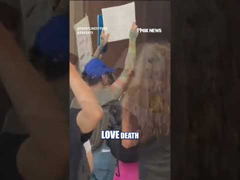 Protests ERUPT outside TPUSA summit in Texas #shorts #us #TPUSA #foxnews