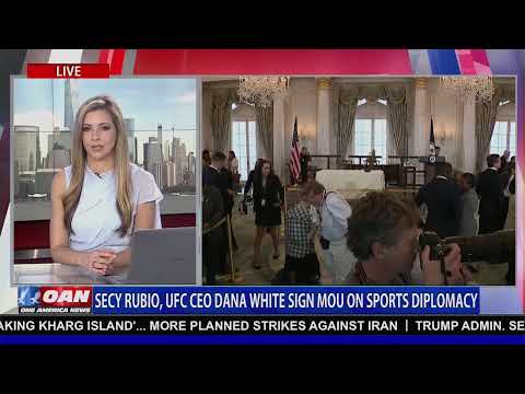 LIVE: SECY RUBIO, UFC CEO DANA WHITE SIGN MOU ON SPORTS DIPLOMACY