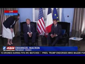 LIVE: TRUMP MEETS WITH MACRON AMID IRAN DEAL