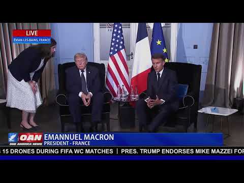 LIVE: TRUMP MEETS WITH MACRON AMID IRAN DEAL