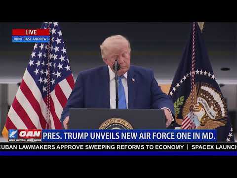 LIVE: TRUMP TO UNVEIL NEW AIR FORCE ONE