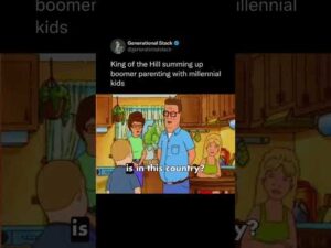 King of the Hill sums up boomers parenting millennials