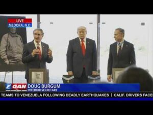 LIVE: TRUMP SPEAKS IN ND FOR THE OPENING OF ROOSEVELT LIBRARY