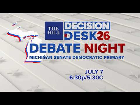 Watch live: Michigan Senate democratic primary debate