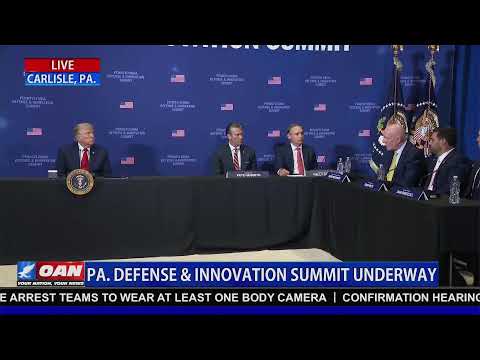 LIVE: TRUMP SPEAKS AT DEFENSE SUMMIT AT U.S. ARMY WAR COLLEGE