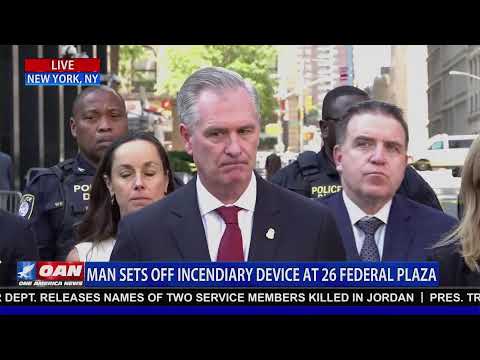 LIVE: MAN SETS OFF INCENDIARY DEVICE AT 26 FEDERAL PLAZA