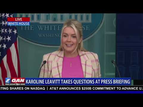White House Press Secretary Karoline Leavitt Holds Press Briefing