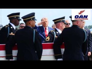 President Trump attends the dignified transfer of the four American Patriots