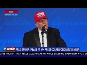 LIVE: TRUMP SPEAKS AT WHCA DINNER
