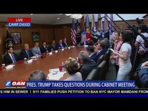 LIVE: TRUMP HOLDS HISTORIC CABINET MEETING AT CAMP DAVID