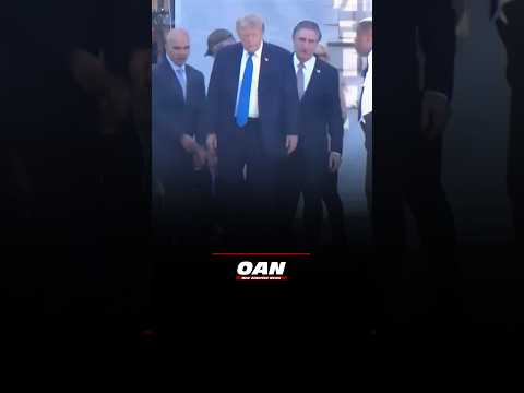 Trump speaks w/National Park Service staff ahead of his departure for Camp David