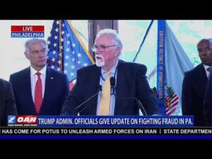 LIVE: TRUMP ADMIN. OFFICIALS GIVE UPDATE ON FIGHTING FRAUD IN PA.