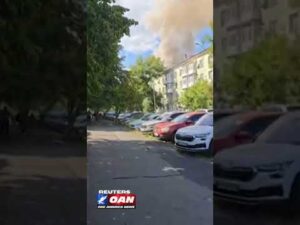 DRAMATIC VIDEO CAPTURES DEADLY UKRAINE STRIKE