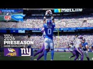 Minnesota Vikings vs. New York Giants | 2026 Preseason Week 1