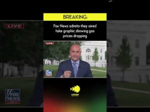 Fox News was forced to admit that gas has increased 90 cents, after airing a fake graphic.