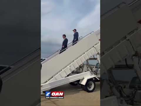 HEGSETH ARRIVES AT JOINT BASE ANDREWS