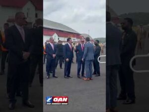 Secretary of War Pete Hegseth landing in Panama City