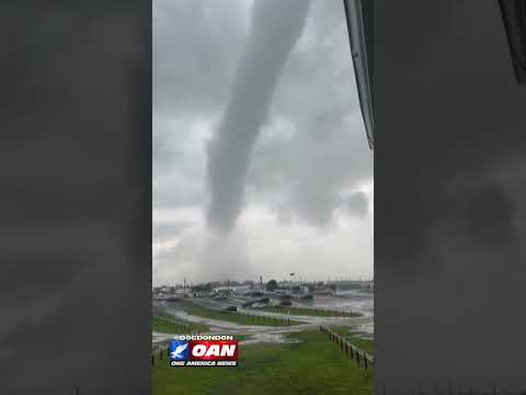 Waterspout turned tornado formed in Atlantic Beach, New York