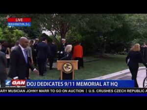 LIVE: Justice Dept. Honors 9/11 at Headquarters