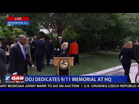 LIVE: Justice Dept. Honors 9/11 at Headquarters