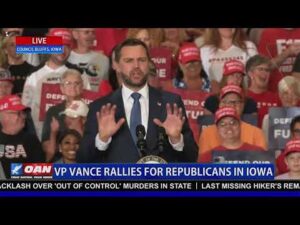 LIVE: VP Vance Speaks at Midterm Rally in Iowa