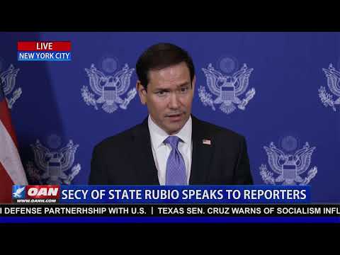 LIVE: SEC OF STATE RUBIO SPEAKS TO REPORTERS