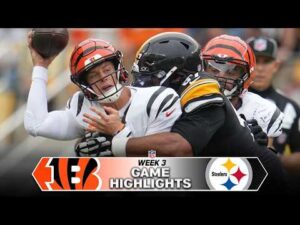 Cincinnati Bengals vs. Pittsburgh Steelers Game Highlights | NFL 2026 Season Week 3