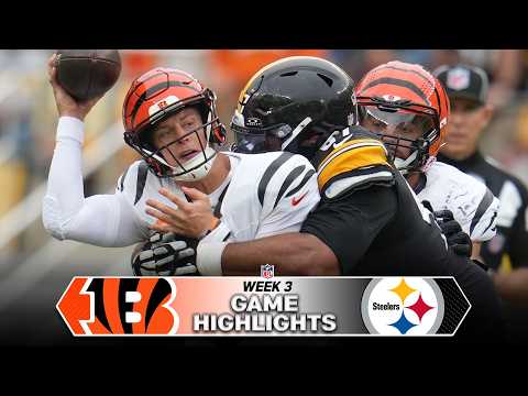 Cincinnati Bengals vs. Pittsburgh Steelers Game Highlights | NFL 2026 Season Week 3