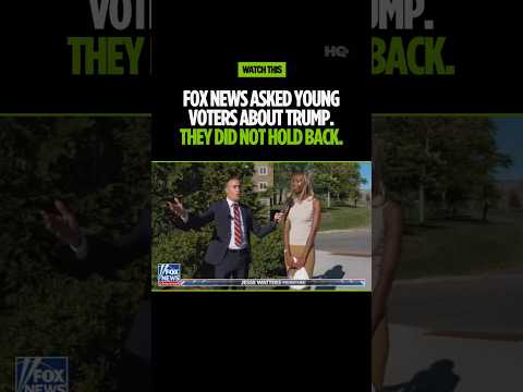Fox News Asks Young Voters About Trump—Hear Their Answers #Trump #LamontTyson #FoxNews