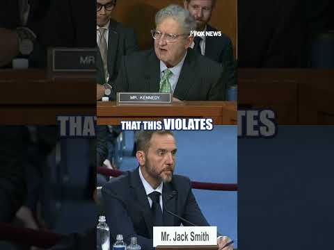 Sen Kennedy questions Jack Smith over phone record subpoenas #shorts #News #foxnews
