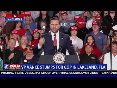LIVE: VP Vance Stumps for GOP in Lakeland, FLA.